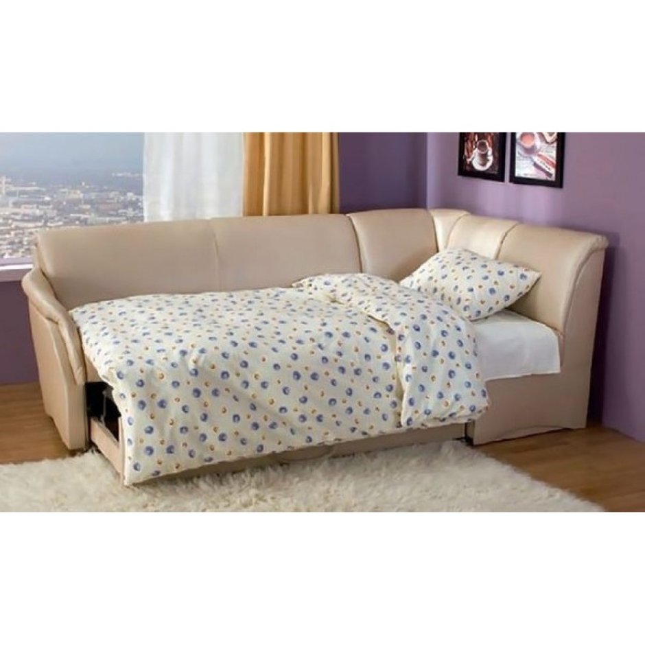 Круглый диван-кровать