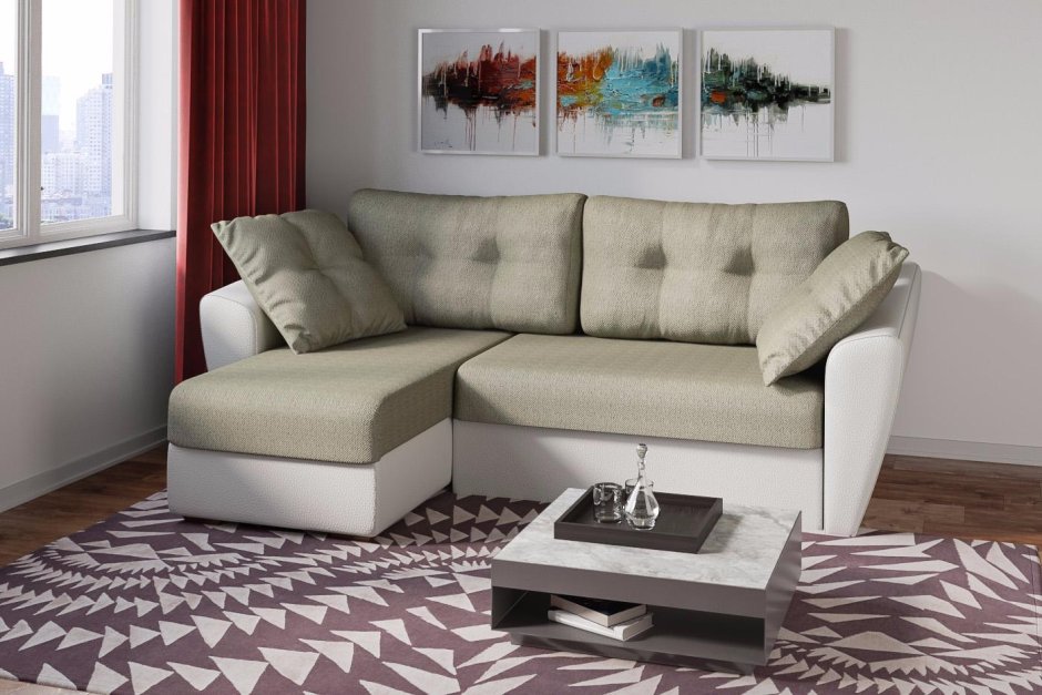 Диван угловой Дельфин Амстердам гелекси
