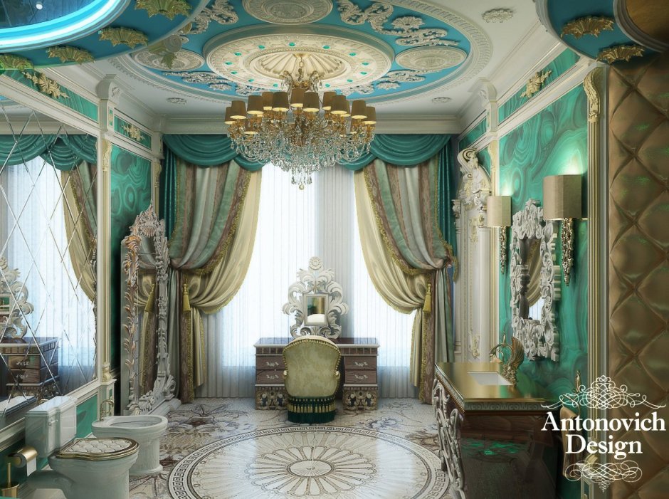 Интерьер особняка в стиле Барокко