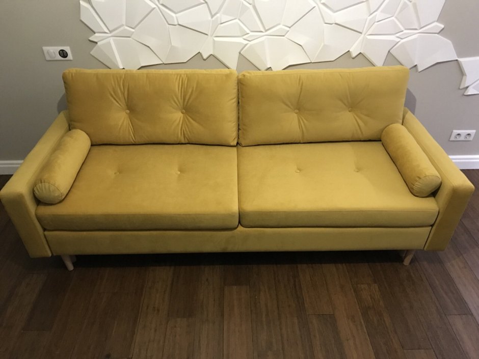 Кушетка Динс Velvet Yellow