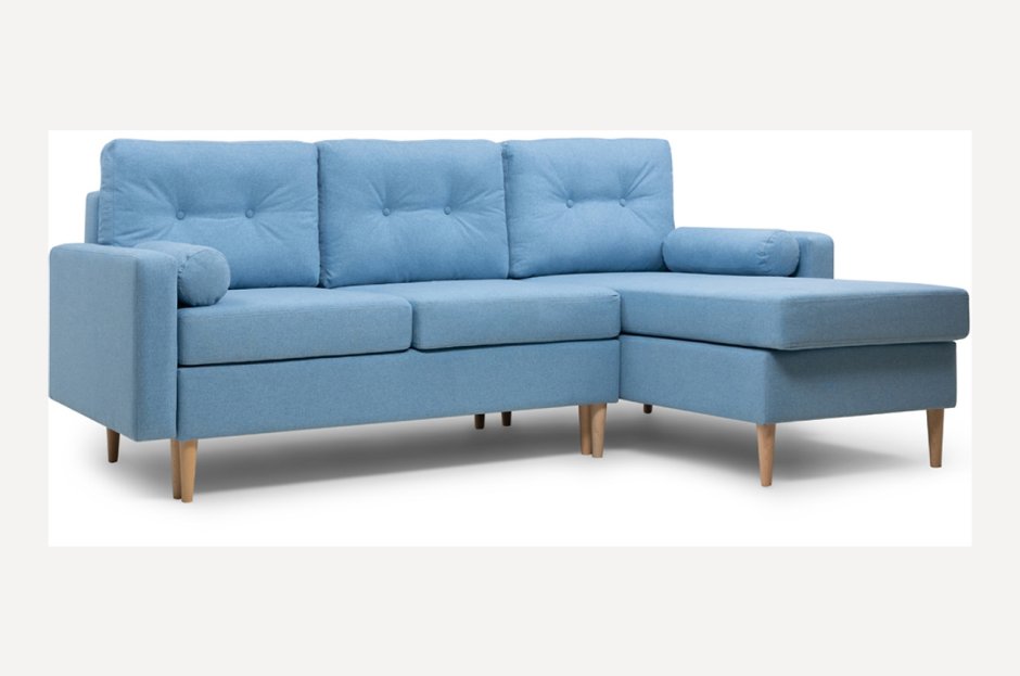 Диван угловой Динс sherst Blue