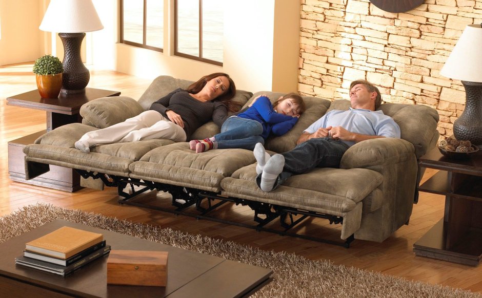 Удобные диваны для большой семьи