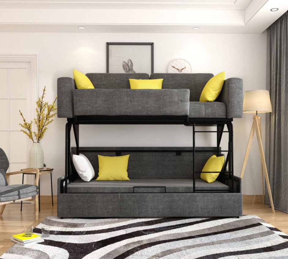 Диван-кровать смарт-мебель двухъярусная кровать складной