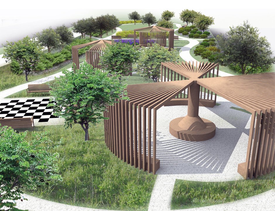 Gardens by the Bay в Сингапуре генплан