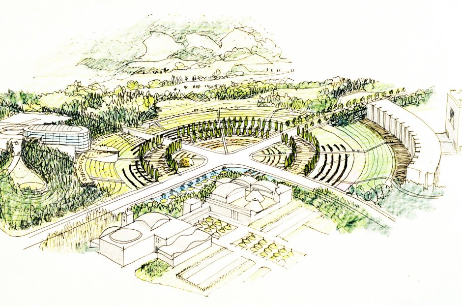 Landscape Architecture схема парка
