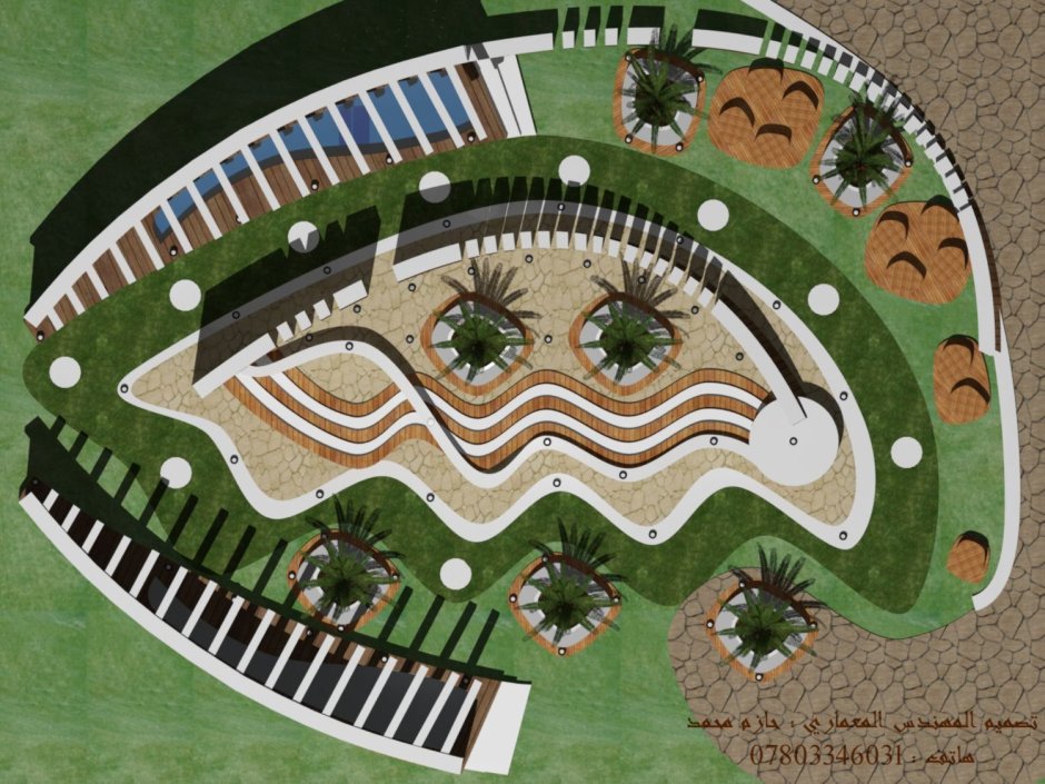 Планировка узкого участка