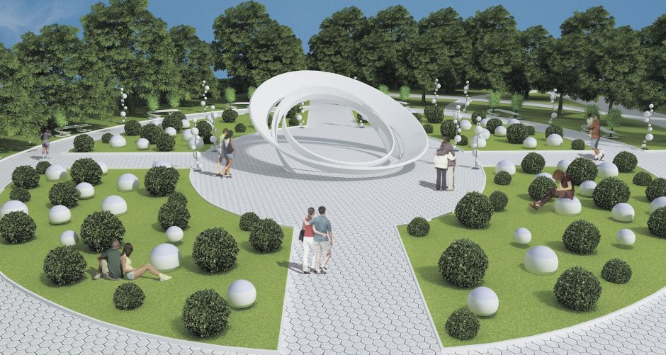 План озеленения парка