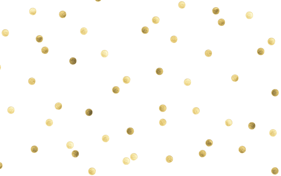 Золотое конфетти на белом фоне