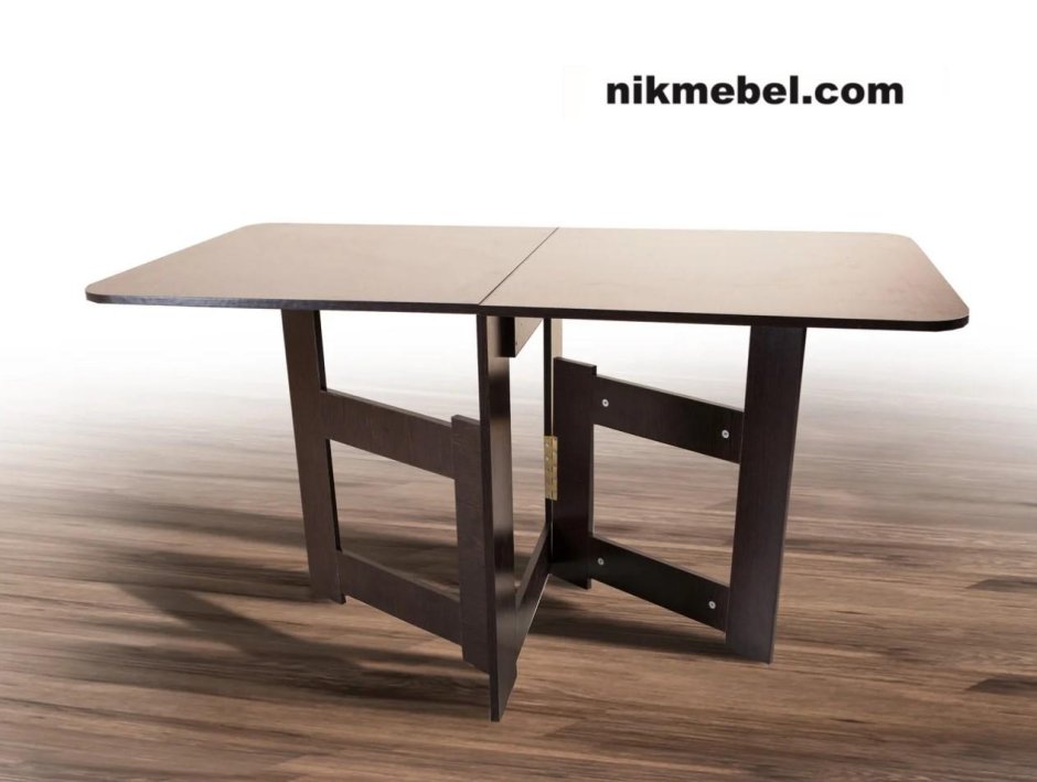 Стол-книжка 3 темный венге 163(27)*80 см. (Мерк),(1) ЩБ