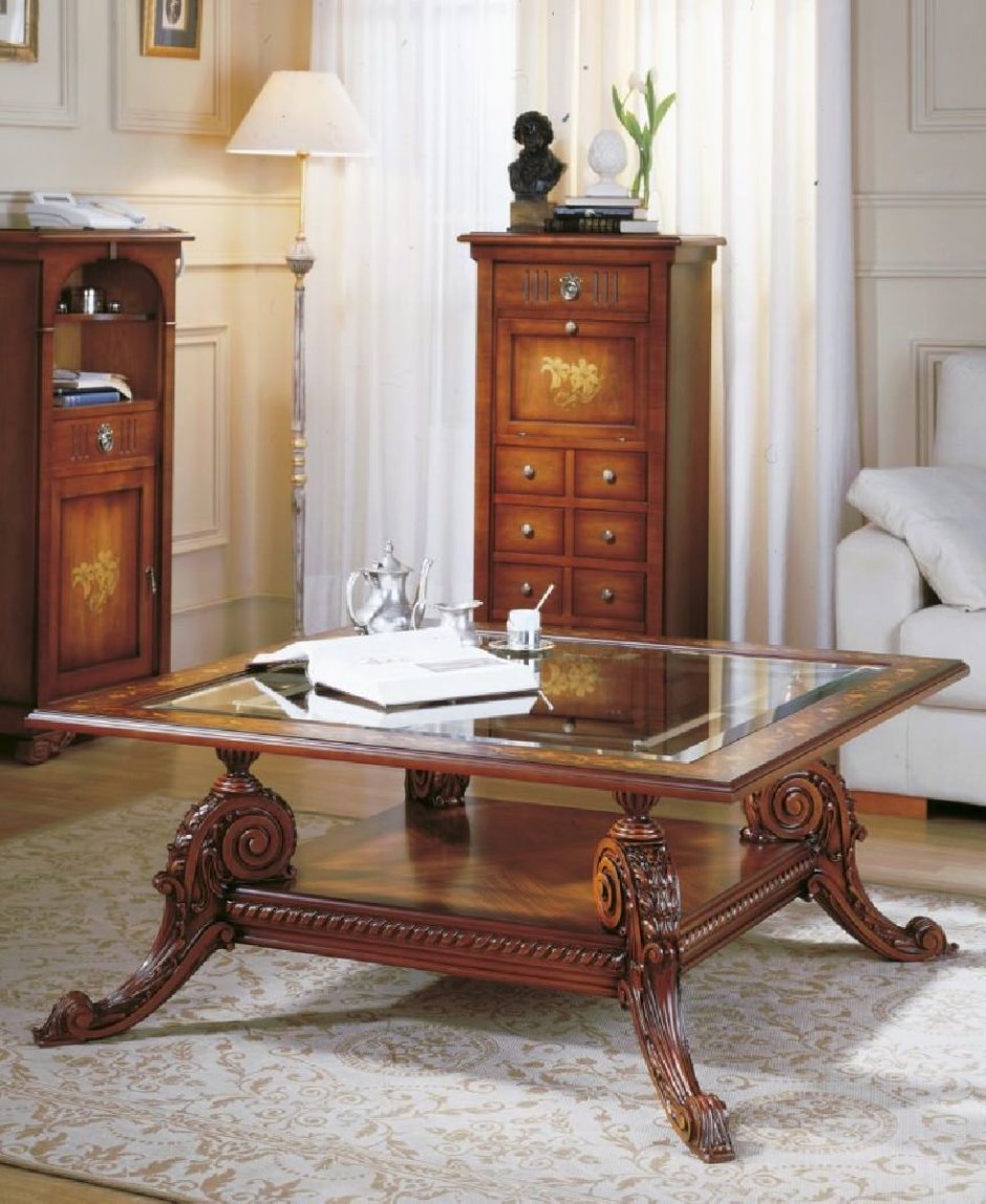 Эксклюзивные журнальные столики из дерева