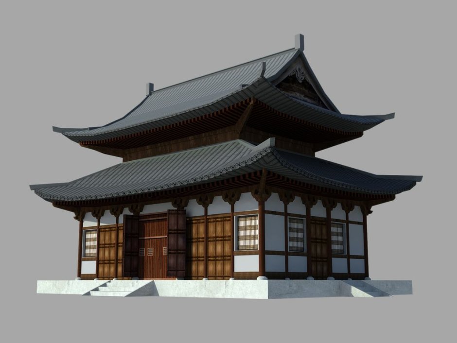 Японский храм референс