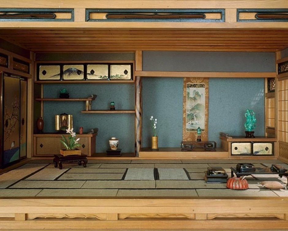 Японские комнаты в старинном стиле