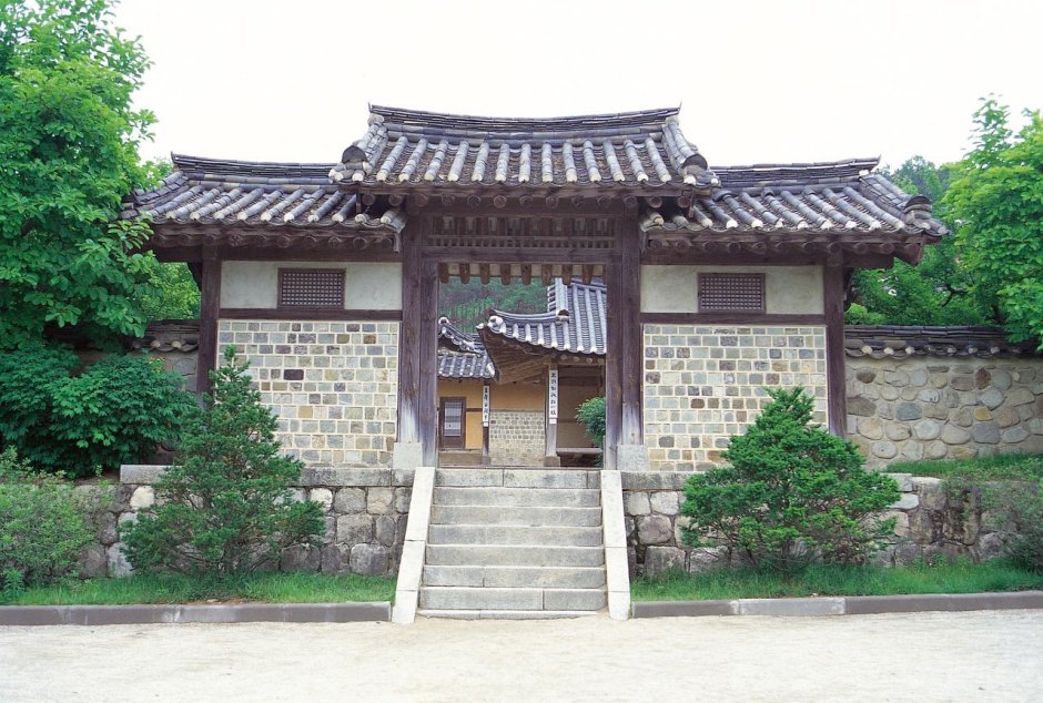 Домики Ханоки в Корее