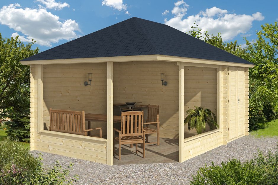 Гостевой домик с террасой