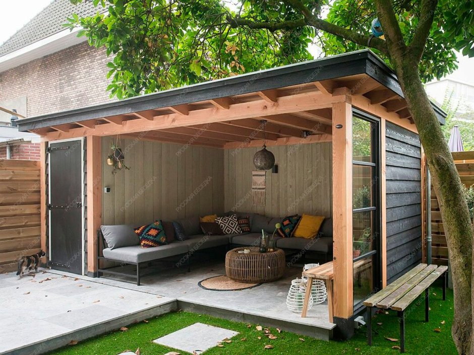 Беседка брусовая Gazebos