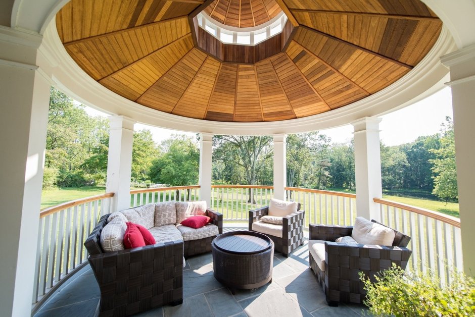 Круглая беседка