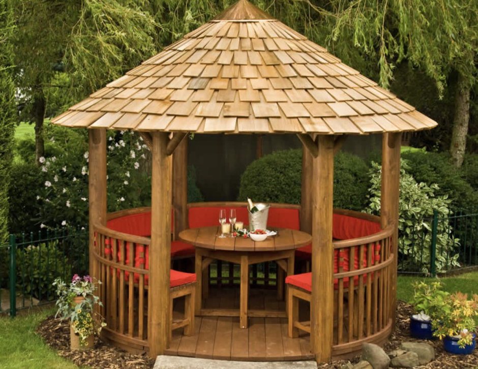 Wooden Gazebo беседки