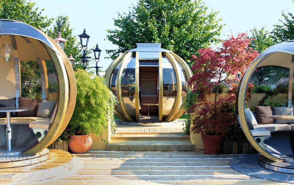 Шарообразная беседка