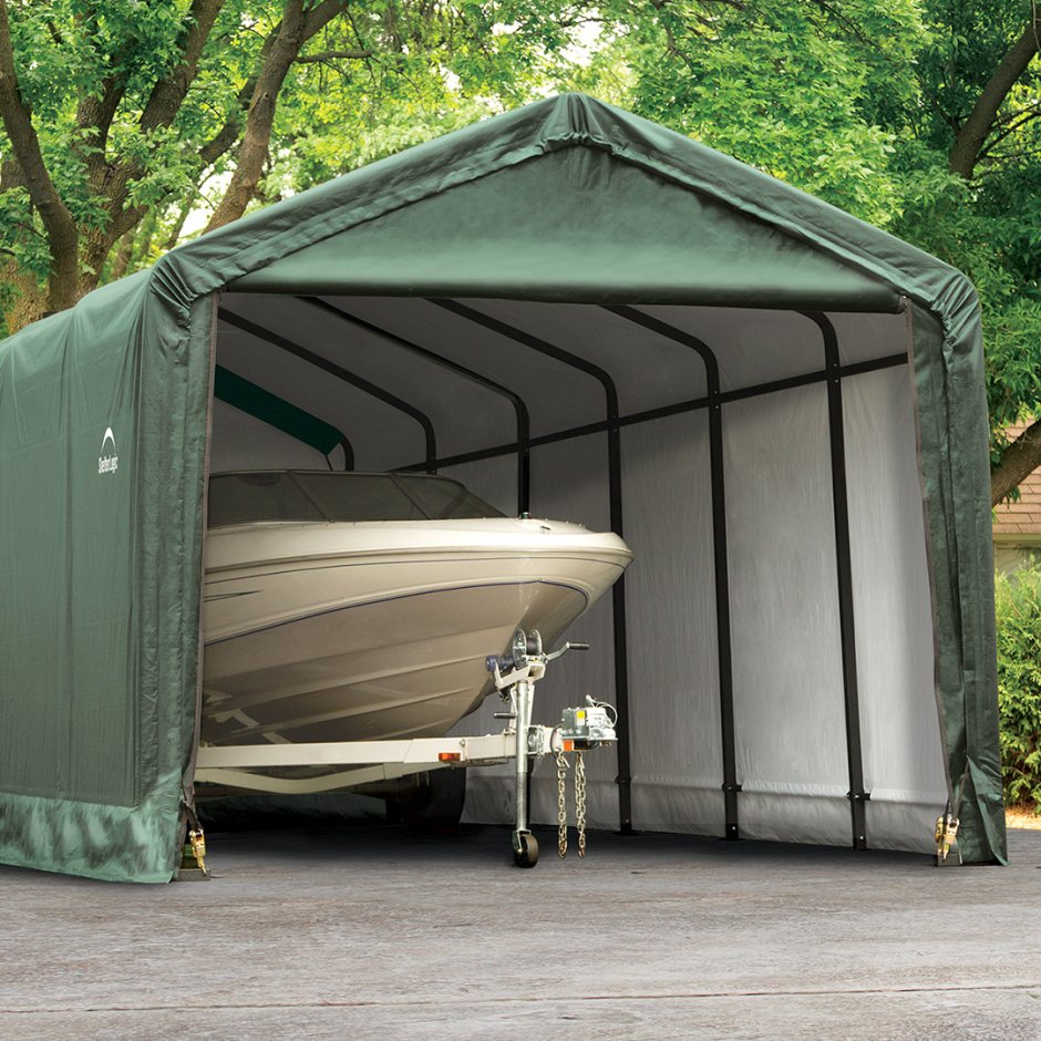 Гараж/ангар 3,7х7,6х3,4м, Индустриальная серия, SHELTERLOGIC