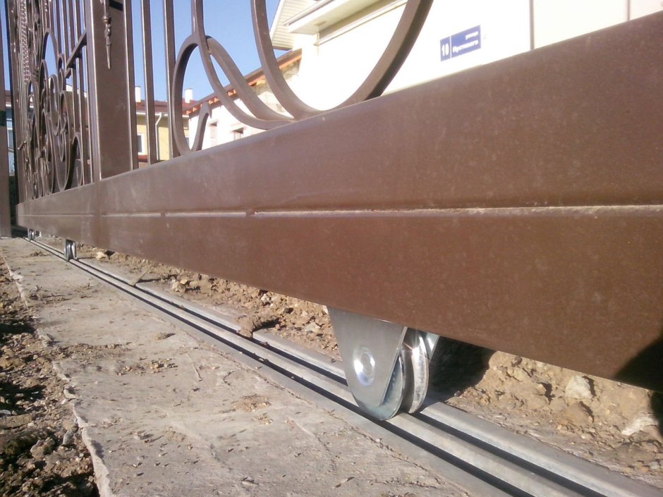 Монтаж автоматики для откатных ворот came