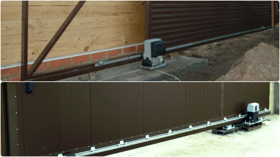 Откатные ворота Хорман