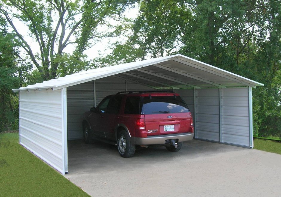 Лёгкий гараж для автомобиля