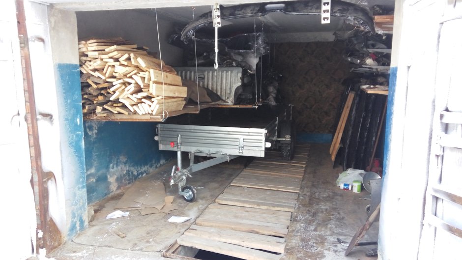 Прицеп МЗСА В гараже