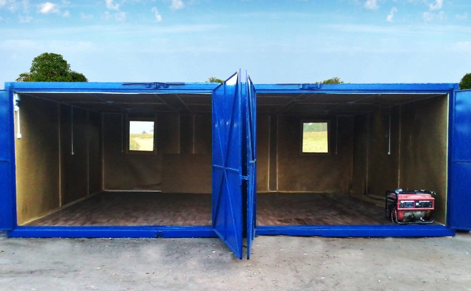 Гараж 20 футового контейнера