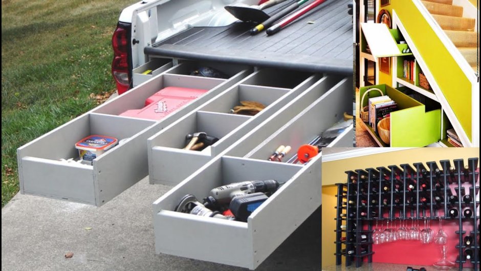 Выдвижные ящики в гараж