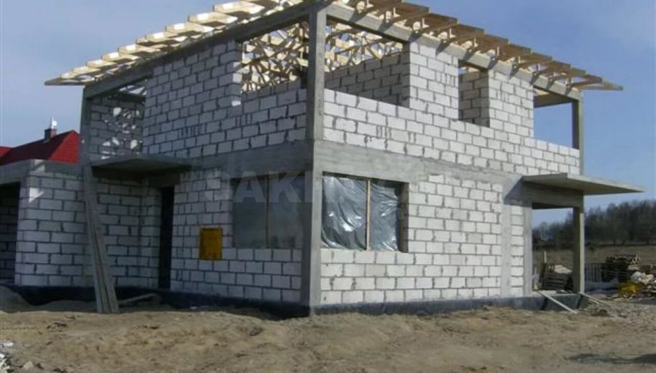 Постройка помещения с блоков двухэтажное