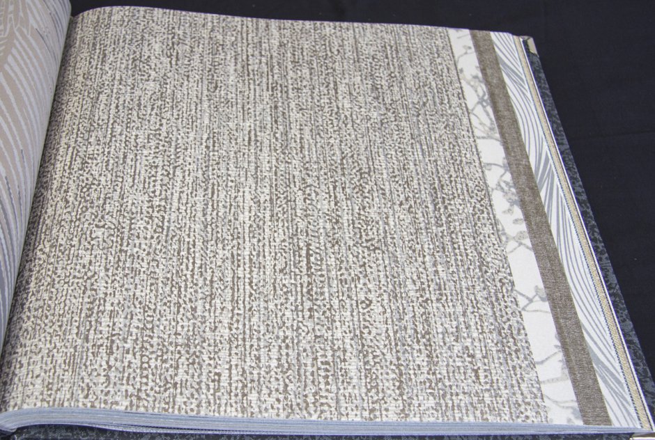 Девушка с рулоном обоев