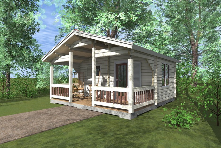 Баня из минибруса 6х3