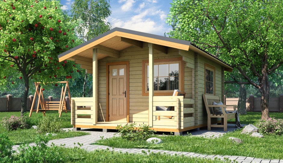 Крыльцо с террасой