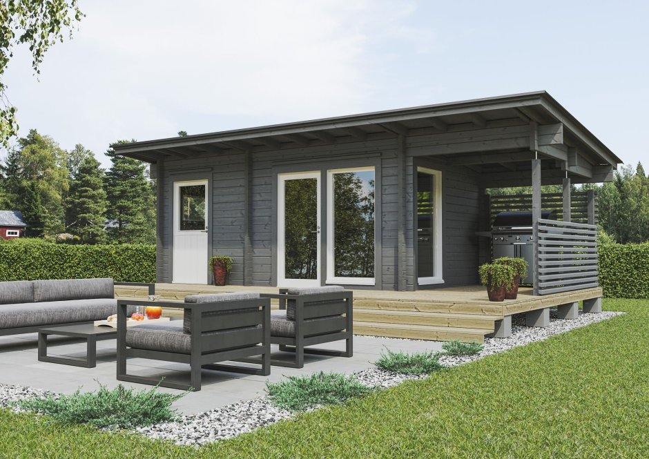 Баня с односкатной крышей и верандой проекты