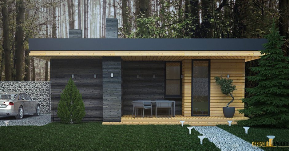 Дом 4х6 одноэтажный финский домик