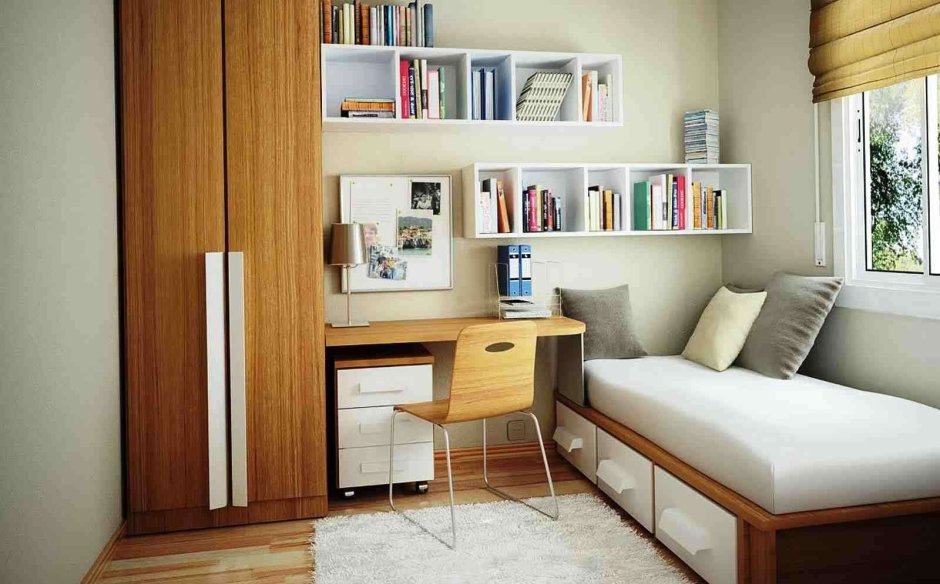 Идеи расстановки мебели в маленькой комнате
