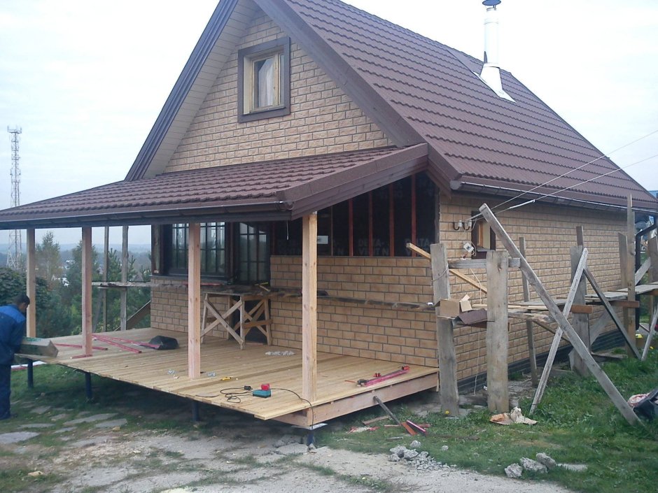 Детинец пристройка веранды