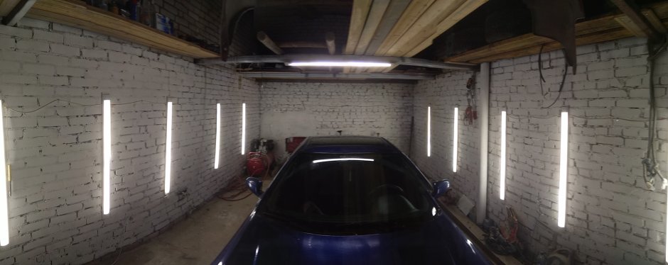 Светодиодные светильники на стену в гараж
