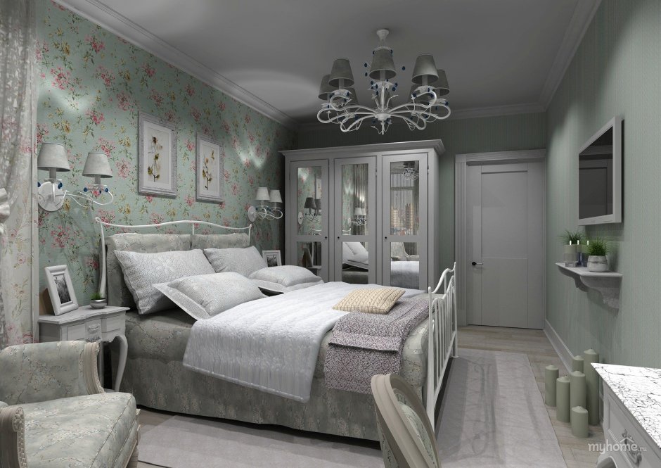 Спальня Кантри шебби Шик