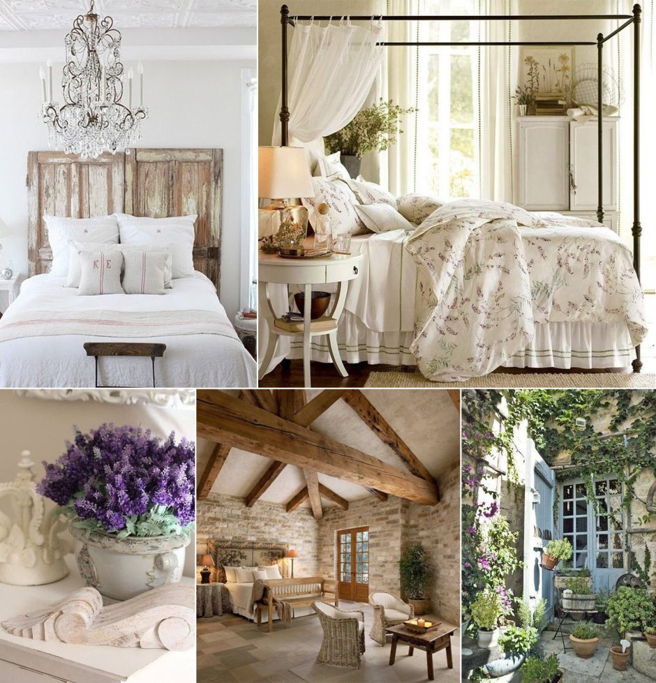 Спальня 20 кв м в стиле Прованс