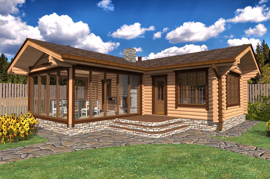 Баня с верандой под одной крышей проекты и летняя беседка