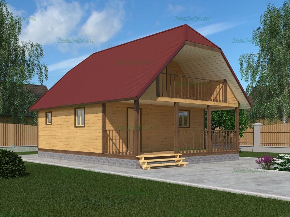Баня с верандой под одной крышей проекты и летняя беседка