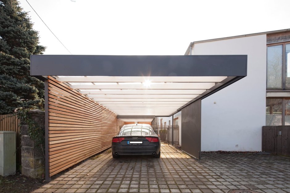 Размеры каркасного гаража с односкатной крышей