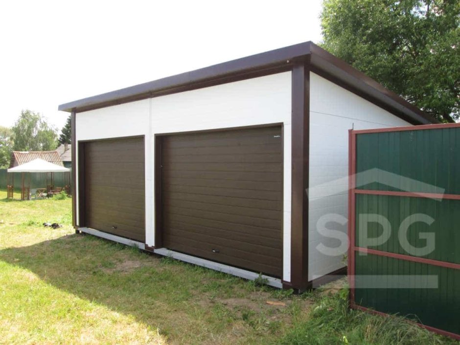 Гараж с навесом