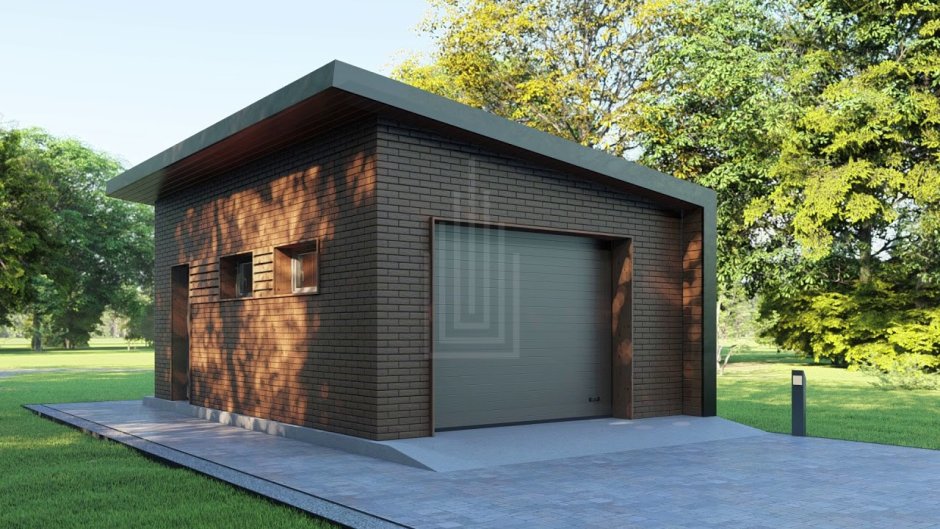Необычные проекты гаражей