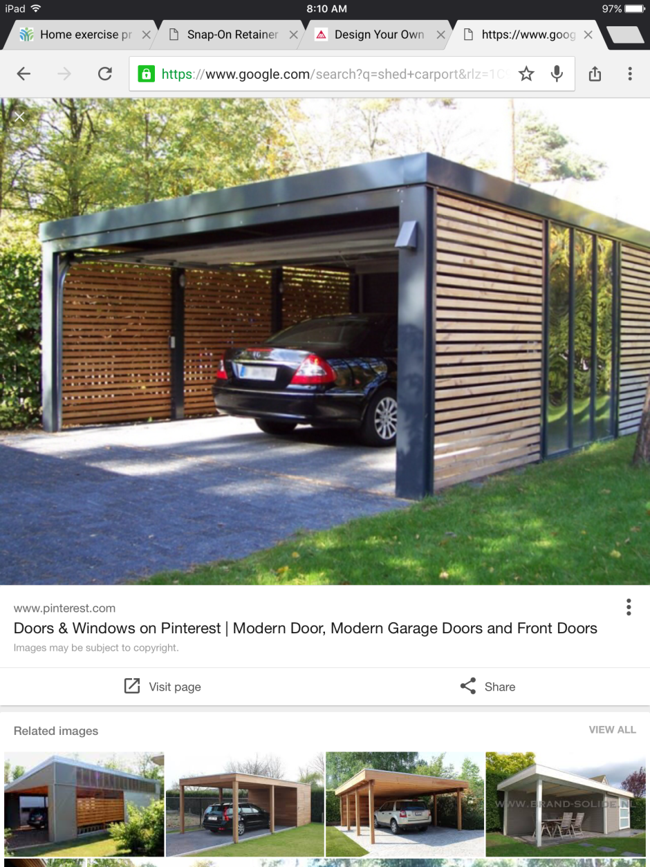 Гараж с односкатной крышей проекты