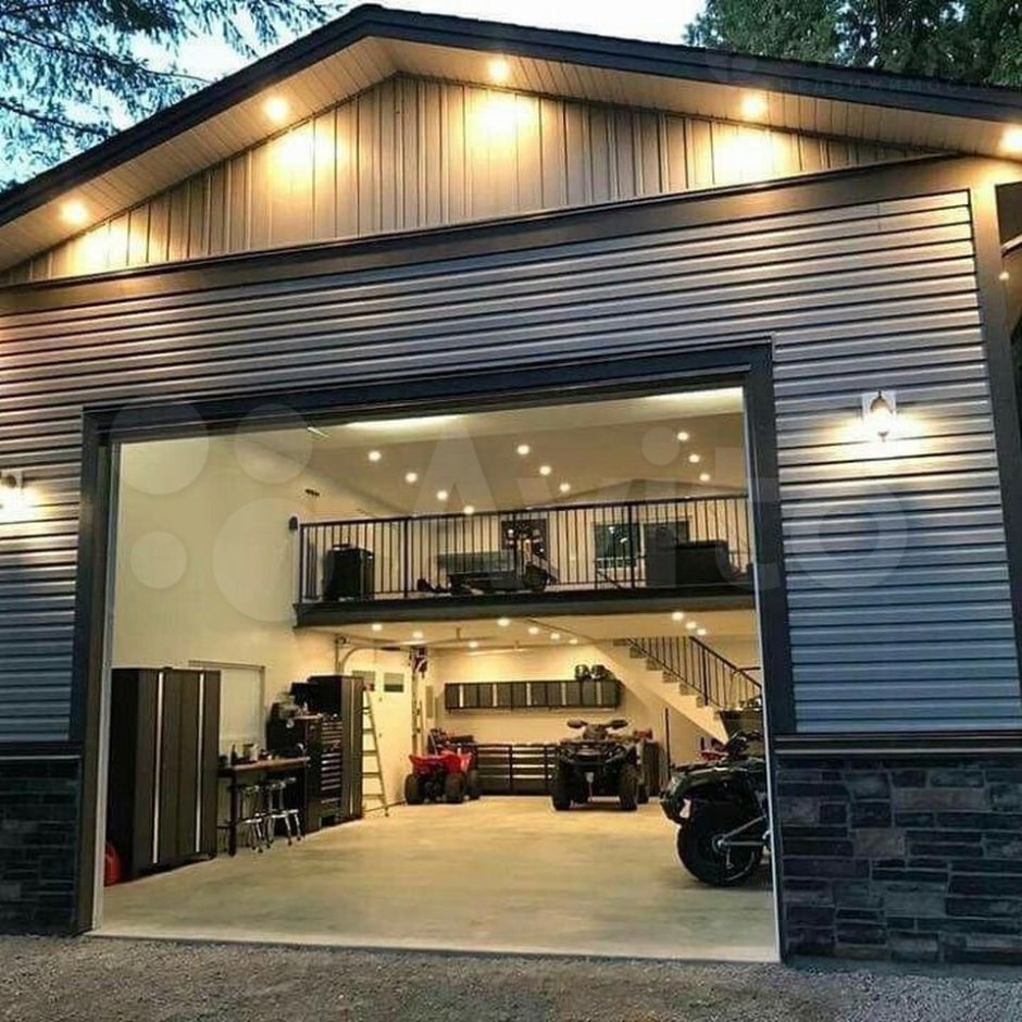 Каркасный гараж для автомобиля