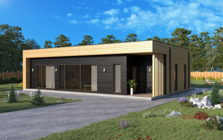 Односкатная кровля Брандо