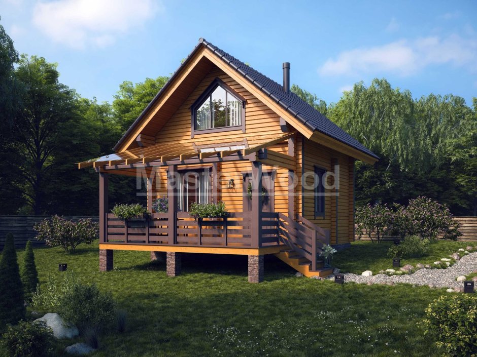 Двухэтажная баня