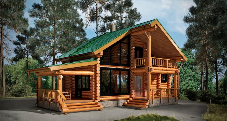 Баня в деревянном доме